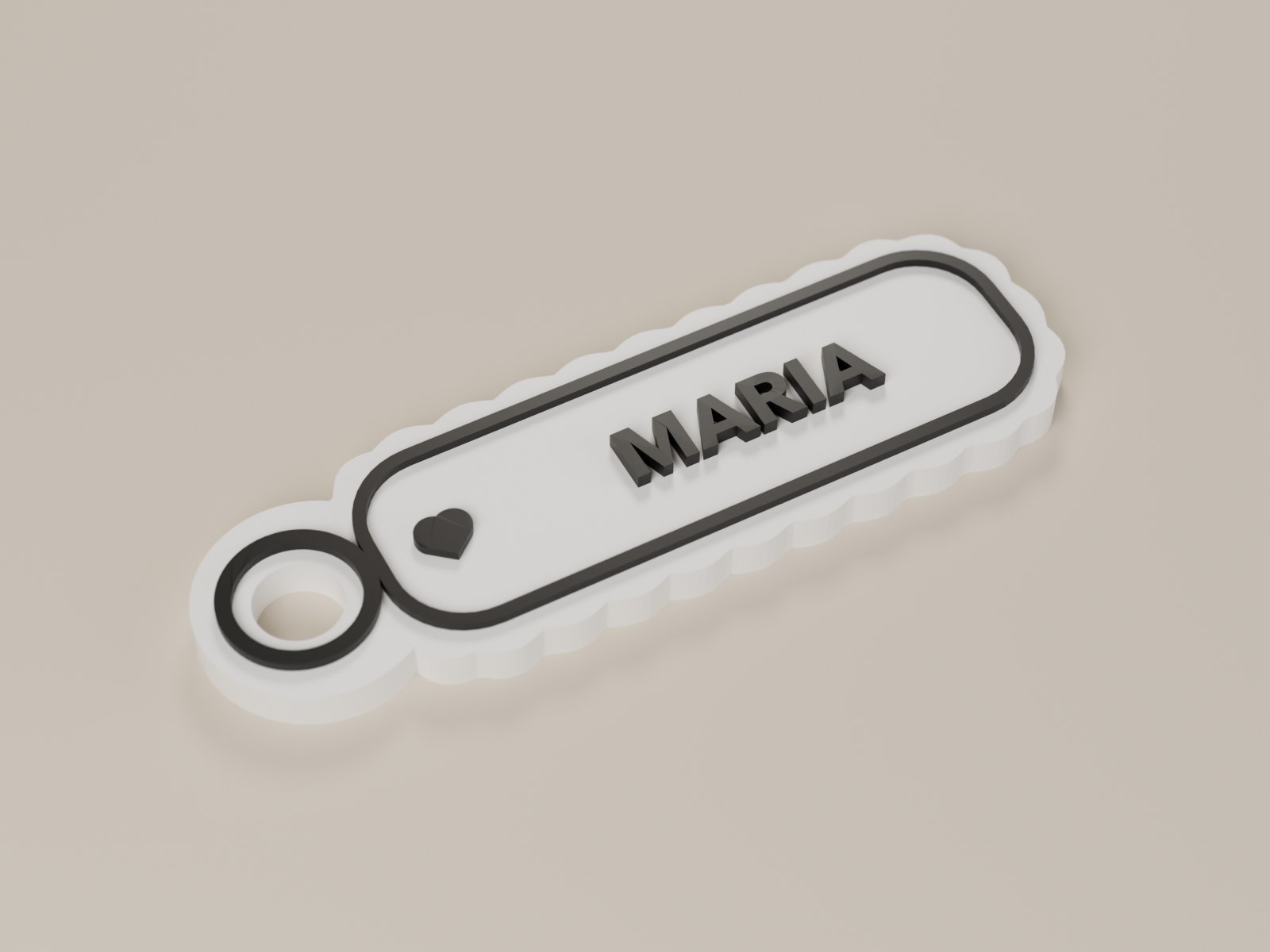 Custom Name Keychain