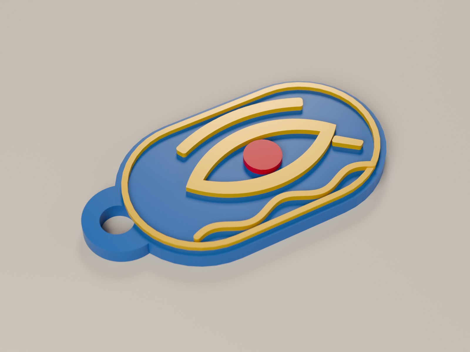 Eye of Osiris Keychain