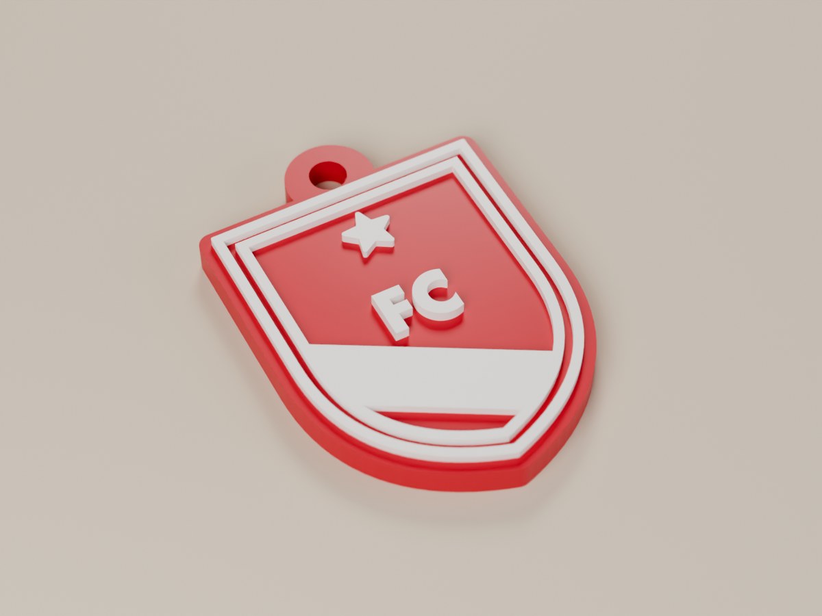 Football Club Crest Keychain