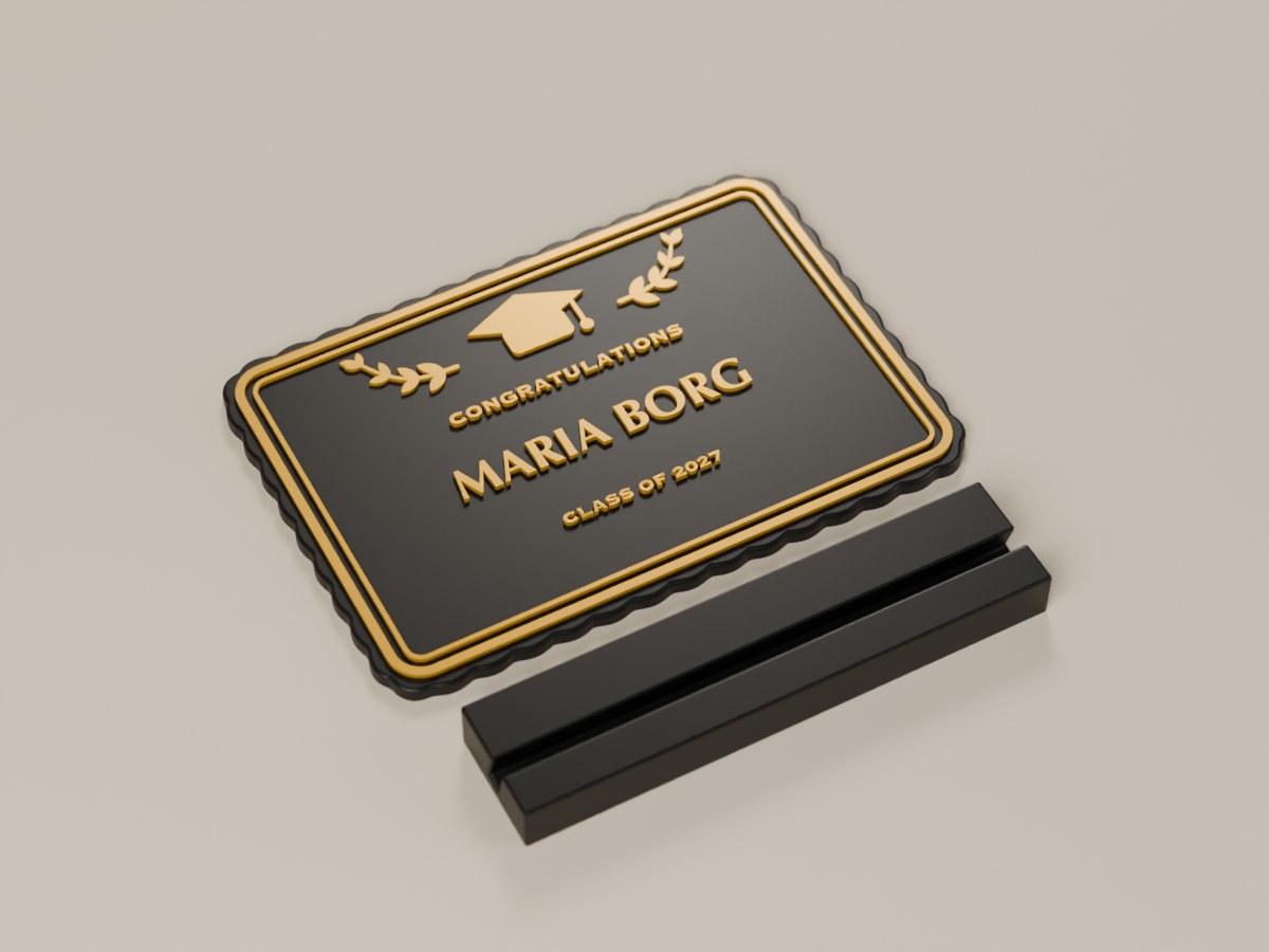 Graduation Gift Plaque