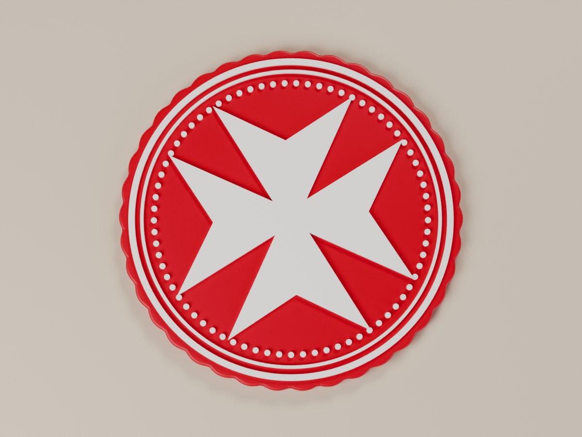 Maltese Cross Wall Plaque