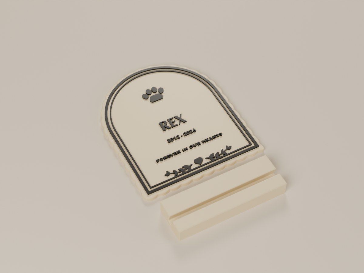 Pet Memorial Plaque