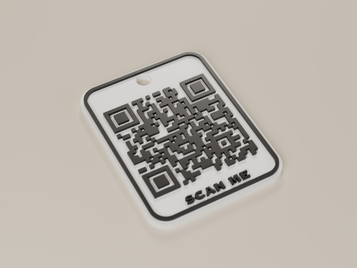 QR Code Keychain