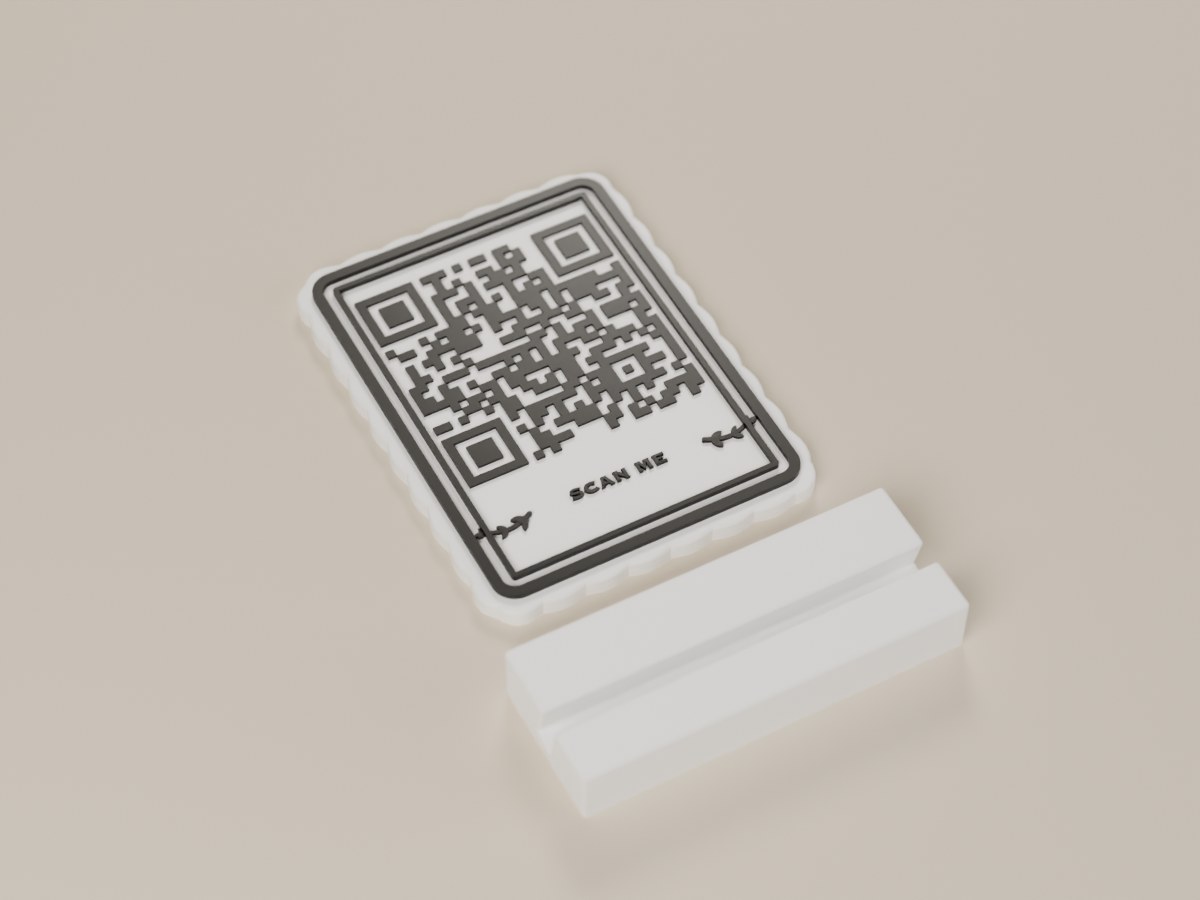 QR Code Table Stand