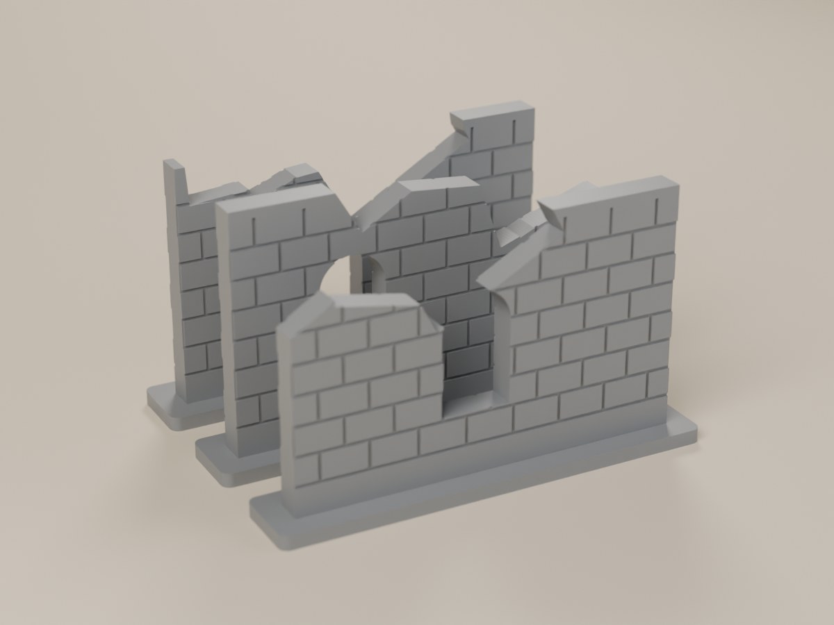 Terrain Pieces for Wargaming